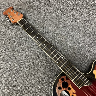 Applause by Ovation AE148 Acoustic/Electric Guitar Red Burst