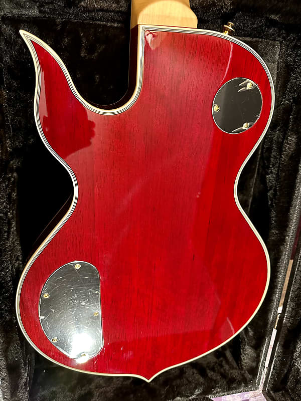 Wylde Audio Odin Grail Buzzsaw Crimson Gold w/hard case | Reverb