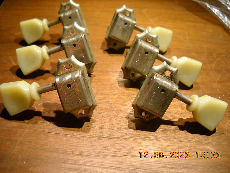 GIBSON KLUSON TUNERS 1990's NiCKEL AGED OLDER ISSUES #1 image 1