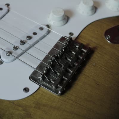 Rizzato's®️ Handmade '50s Stratocaster® Two Tone Sunburst Relic Finish | Case Included image 8