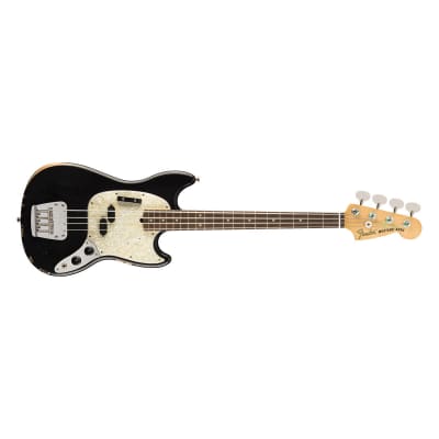 JMJ Road Worn Mustang Bass Black Fender image 14