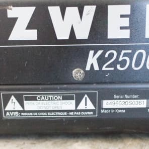 Kurzweil K2500xs 88 Weighted Key Sampling Synthesizer Electric Keyboard image 8