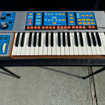 Moog Source Monophonic Analog Synthesizer with Patch Memory 1981 - 1985 - Blue