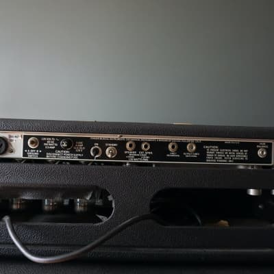 Fender Bassman 135 Head with matching 2x15” Cab 1970s Black image 4