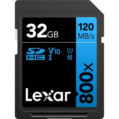 Lexar 32GB High-Performance 800x UHS-I SDHC Memory Card (2-Pack) image 2