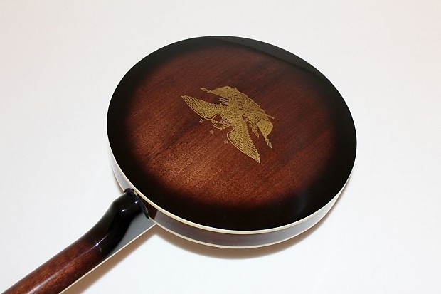 Epiphone banjo with eagle hot sale on back