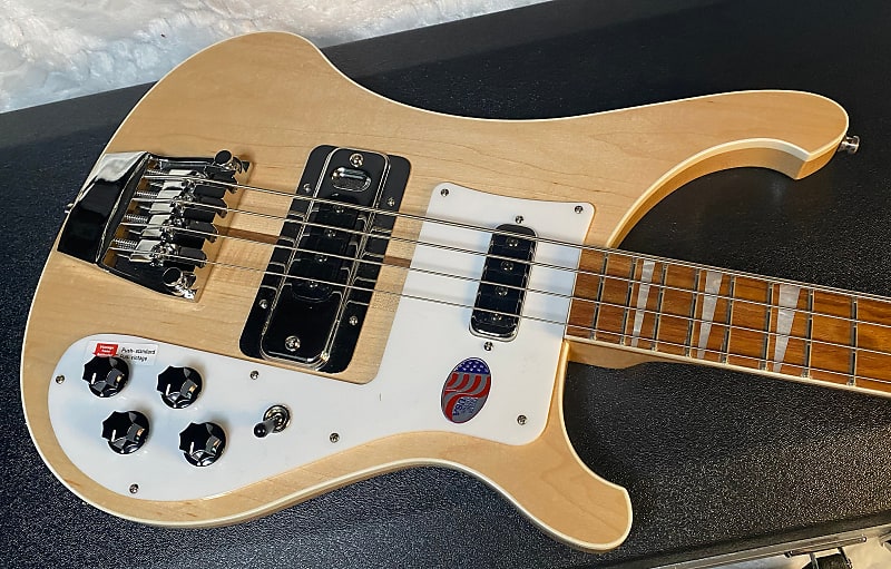 NEW ! Rickenbacker 4003 Bass Maple Glo MG - Authorized Dealer - 9.45 lbs - Original Case - G05126 image 1