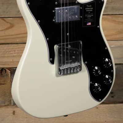 Fender Limited Edition American Vintage II '77 Custom Telecaster Electric Guitar Olympic White w/ Case image 1