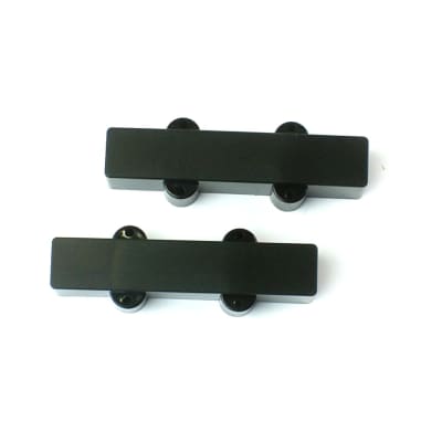 1 pair of bass Guitar Pickup cover for 4 String Bridge and Neck ,Black image 1