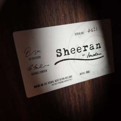 Sheeran by Lowden S02 Rosewood Sitka Spruce + NEW with invoice image 11