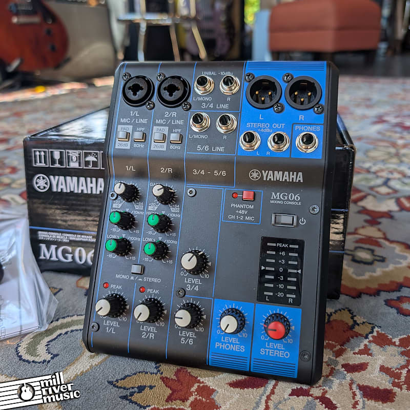 Yamaha MG06 6-Channel Mixer - Used