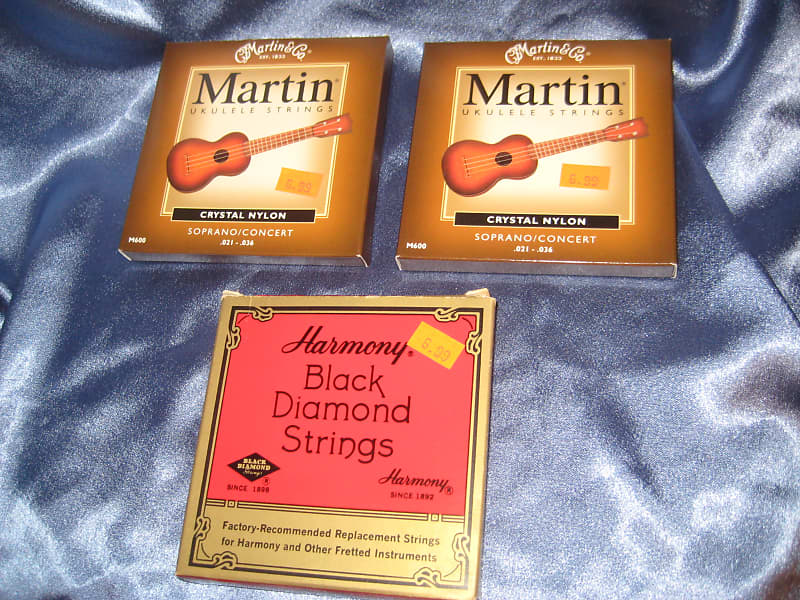 Martin Three (3) Sets of Soprano (Standard) Ukulele Strings image 1