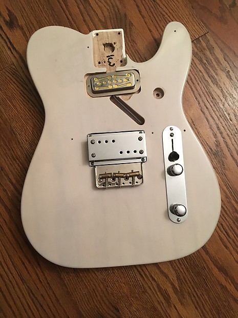 Fender Coodercaster Telecaster Build Nitro Routed for Included Lollar Supro Pickup White Blonde
