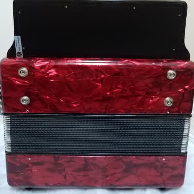 Hohner Xtreme Red EAD/MI Crown Accordion Acordeon +Hard Case, Bag, Straps, Shirt | Authorized Dealer image 11