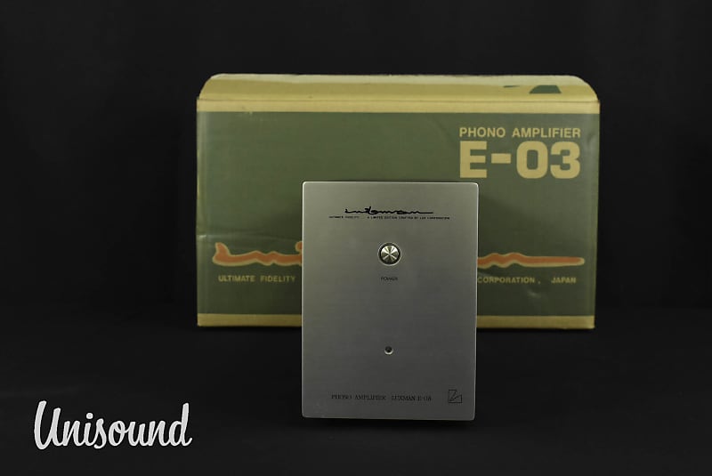Luxman E-03 Stereo Phono Preamplifier in Near Mint Condition w/ Original Box image 1