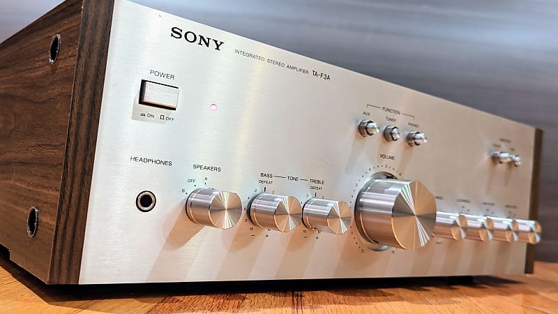 アンプ SONY INTEGRATED STEREO AMPLIFIER | TA-F3 SONY TA-F3の仕様 ソニー