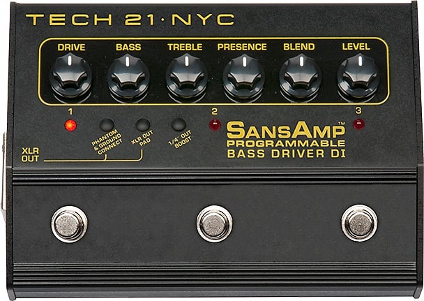 Tech 21 Sansamp Programmable Bass Driver | Reverb Canada