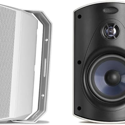 Polk Audio Atrium 6 Outdoor Speakers with Bass Reflex Enclosure | 4 Speaker Pack (2 Pairs, White) - All-Weather Durability | Broad Sound Coverage | Speed-Lock Mounting System | 2 Pairs (White) image 2