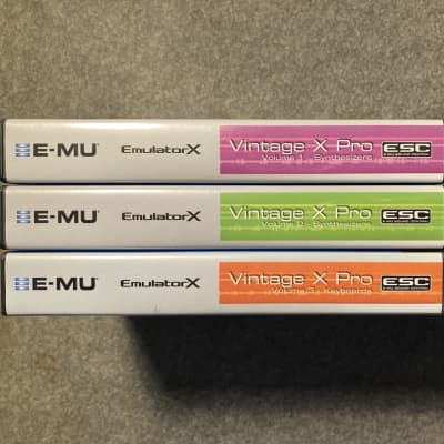 E-mu Vintage X Pro Emulator X Vol.1, 2 & 3 Software