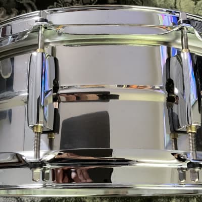 Mint Pearl 14" x 5" Custom Alloy Sensitone Elite Stainless Steel Snare image 5