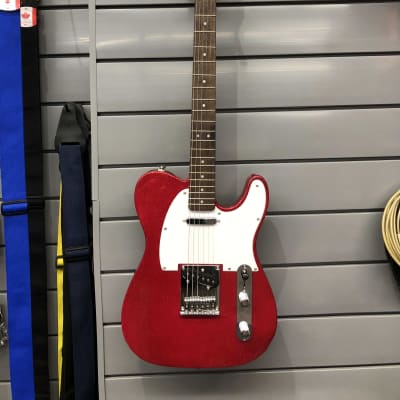 Squier Limited-Edition Bullet Telecaster 2021 - Red Sparkle metalflake image 1