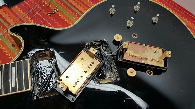 Burny Les Paul Custom 1980s Black Beauty MIJ CIJ Made In