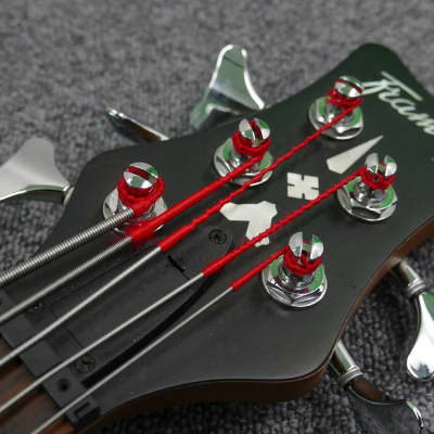Framus 17 - Double Neck Bass and 12-String Guitar 2002 natural ebony fishbone image 6