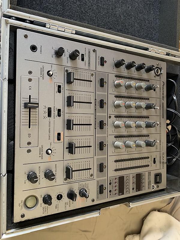 Pioneer DJM-600 DJミキサー シルバー Pioneer DJM-600 Professional DJ Mixer 4-channel Silver 2000