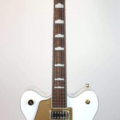 Gretsch G5422GLH Electromatic Classic Hollow Body Left-Handed Snowcrest White image 3