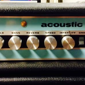 Acoustic 150 Guitar Amp Head and 610 Cabinet with Original Acoustic 150 Guitar Amp Head and 610 Cabinet with Original