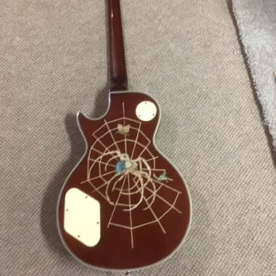 Custom Custom LP Jr  style guitar ! MOP Spider Inlays ! 1990 Various image 5