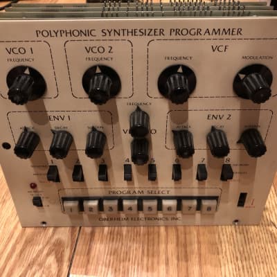 Oberheim SEM 8 Voice Programmer Rack Analog 1970s White image 1