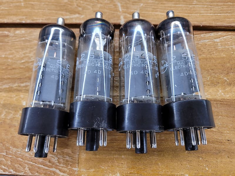 Matsushita 25E5 Vacuum Tube Quad Set image 1