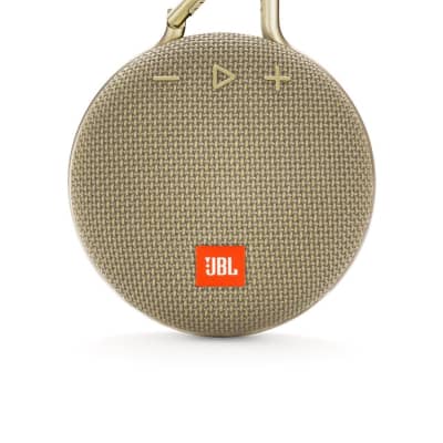 JBL Clip 3 Portable Bluetooth Speaker (Desert Sand) | Reverb