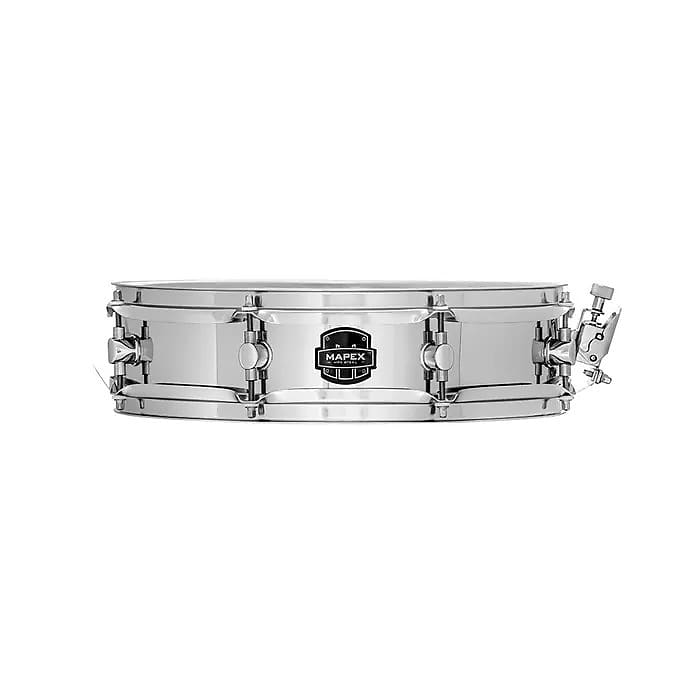 Mapex MPX MPNST4351CN 14x3.5" Steel Piccolo Snare Drum Chrome image 1