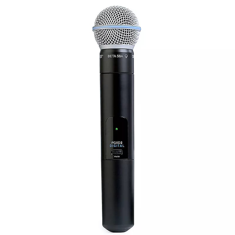 Shure PGXD2/BETA58 Wireless Microphone Transmitter with Beta 58A (Band X8: 902 - 928 MHz) image 1