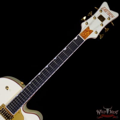 Gretsch G6136T-59  '59 Falcon Hollow Body with Bigsby Vintage White Owned by Misha Mansoor (Periphery) image 4