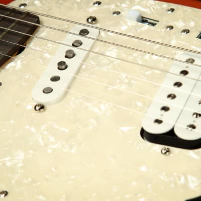 Fender - Kurt Cobain Jag-Stang - Left Handed - Fiesta Red - Lefty - Electric Guitar with Gig Bag - Lefthanded image 13