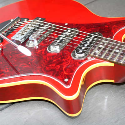 Greco BM900 Brian May Red Special Model Made by Fujigen 1982 Antique Cherry+Hard Case and more image 6