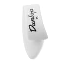 Dunlop 9002R Plastic Thumbpicks 12 Pack White Medium