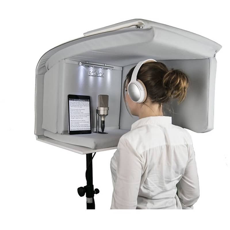 IsoVox 2 VocalStudio Mobile Vocal Isolation Booth, White | Reverb