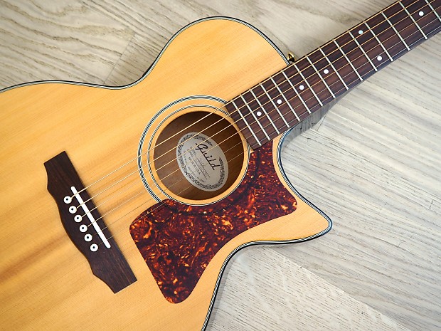 2000s Guild S4CE Acoustic Electric Guitar 4 Band Preamp USA Made Westerly w ohc