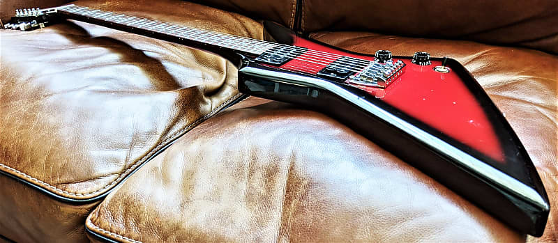 1985 Takamine GX-100T Red Burst RARE Electric Guitar X Shape