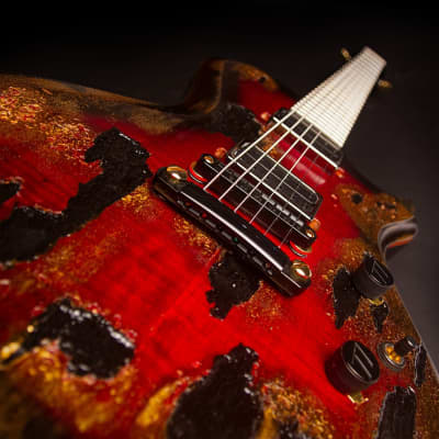 Third Eye Guitars 3YE - London's Burning™ MKII - Baritone - Pièce Unique #5 - "Red is Dead" image 2
