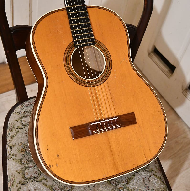 Video Incl. Vintage Early A. Brauer Cremona 450 Masterbuilt Classical Guitar Schonbach Czechoslovakia 1950s Reverb Canada
