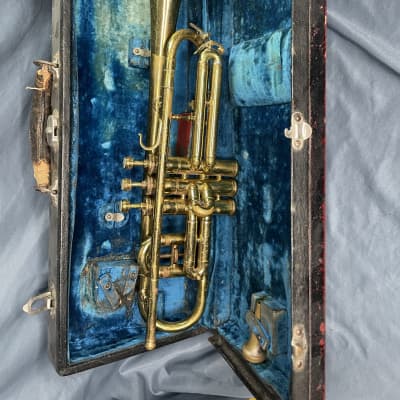 Very Early 1919 Conn 80A Victor Cornet in Silver | Reverb