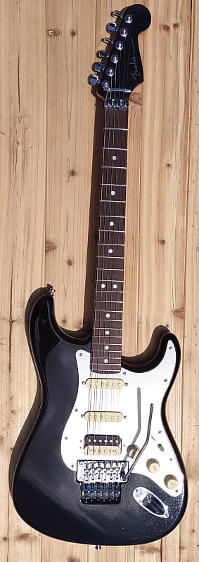 Fender Ultra Luxe Stratocaster® Floyd Rose® HSS, Rosewood Fingerboard, Mystic Black w/case image 1