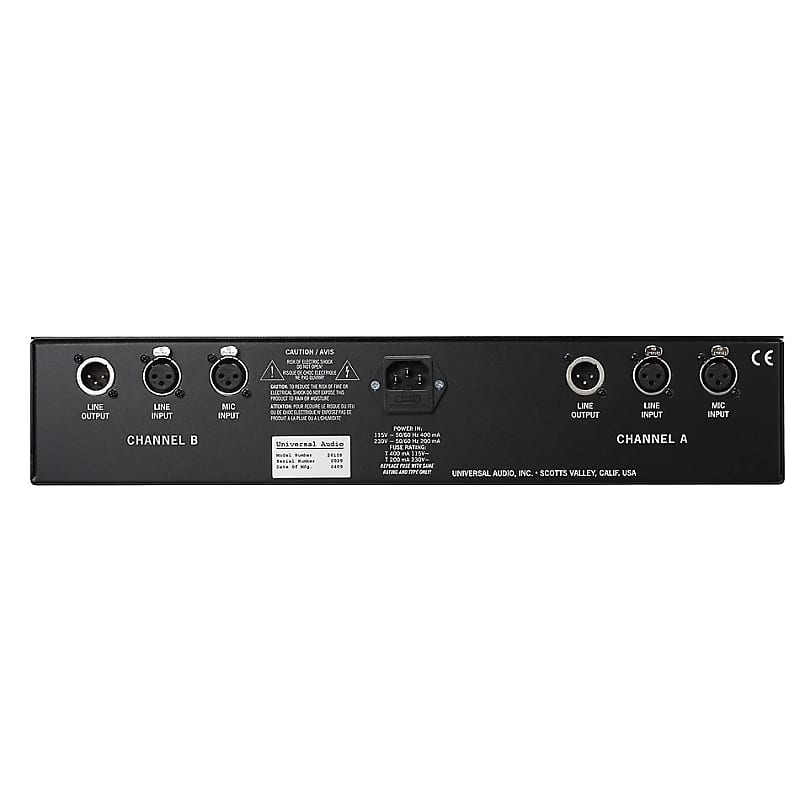 Universal Audio 2-610 Dual Channel Mic Preamplifier | Reverb