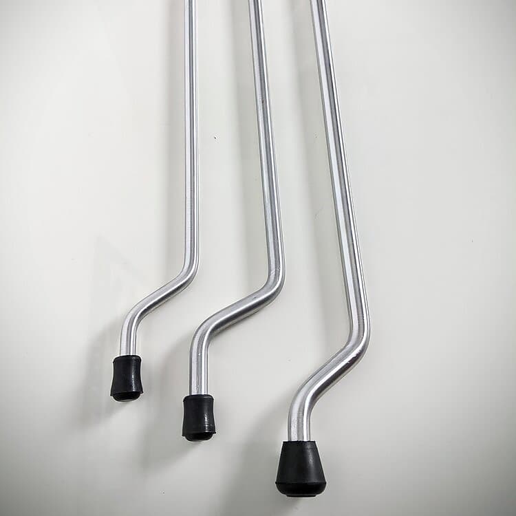 Ultralight Floor Tom Legs Brushed Aluminum 9.5mm, 16" (set Reverb