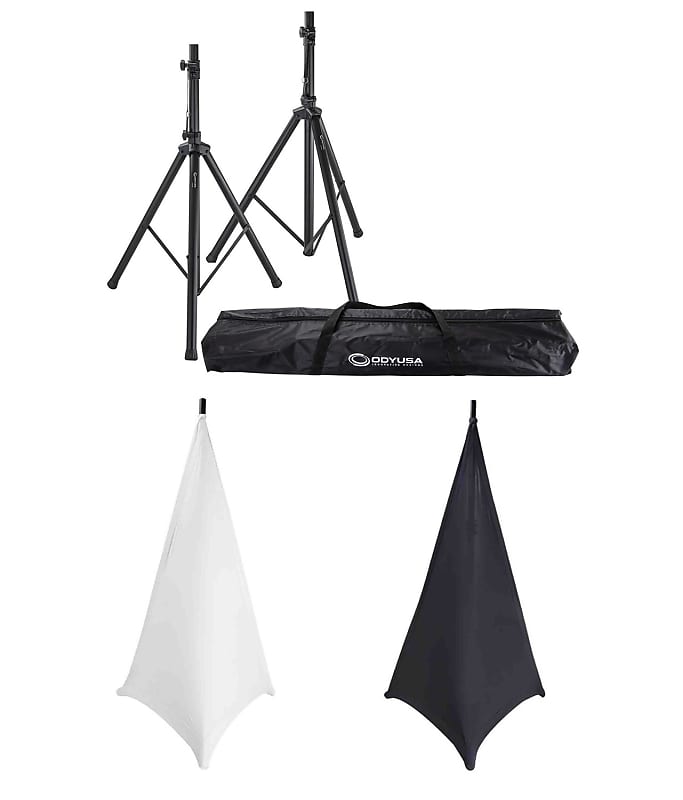 Odyssey Speaker Stand DJ Package with Skirt/Scrim Reverb